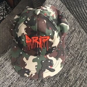 Camouflage Drip Design Baseball Cap